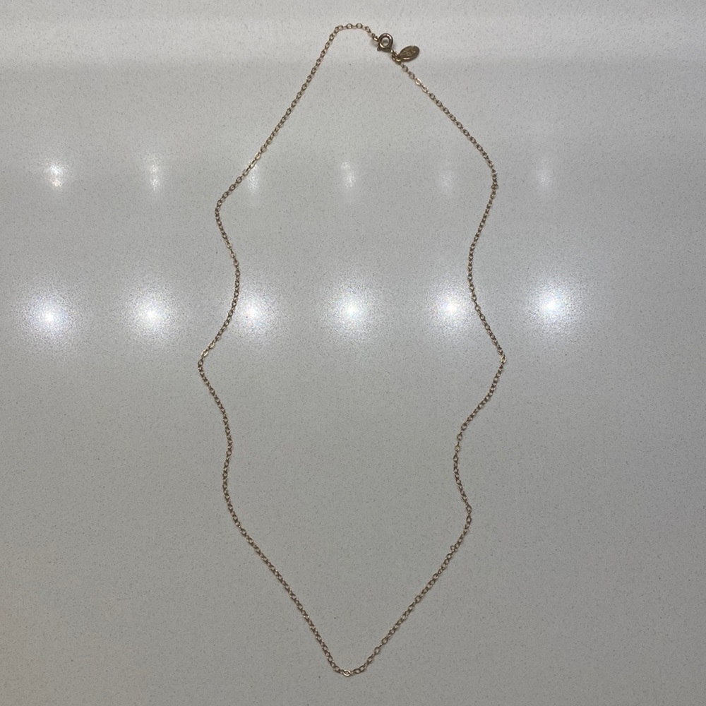 Gold 19 inch Chain Necklace